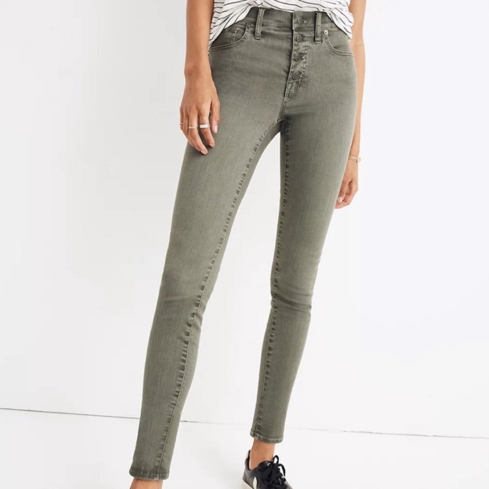 Madewell high rise skinny jeans